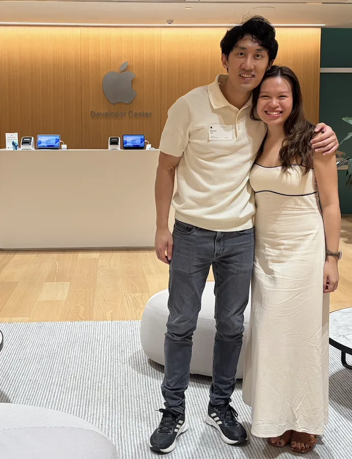 The founders at the Apple Developer Center