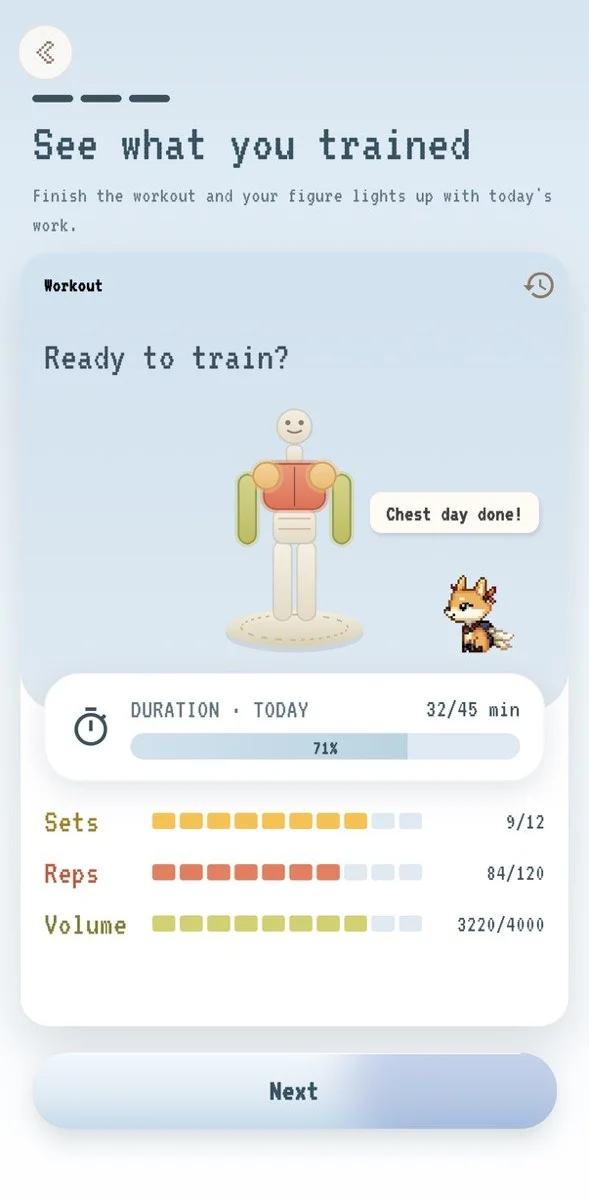 Workout logging
